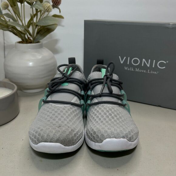 Vionic Adore Active Sneaker Athletic Running Shoes Gray Lace Up Women’s US 6 - Picture 4 of 11